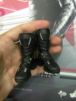 Hot Toys 1/6 Mms241 Captain America 2 Winter Soldier Bucky Barne Boots