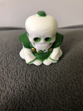 Real X Head Mini Honesuke Katsura Skull Toys Sofubi Kaiju Realxhead Green/white