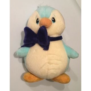 Rare 2002 Blue Bruce Neopets Plush With Bow