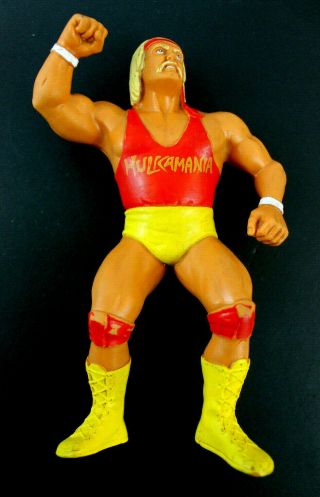 1988 Ljn Wwf Hulk Hogan Red Shirt Wrestling Superstars Figure Titan Sports