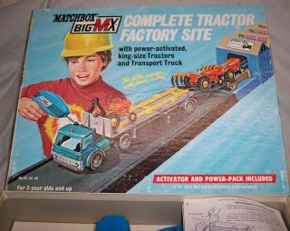 “MATCHBOX” SUPERKINGS BIG - MX FORD TRACTOR FACTORY SITE w/ TRACTORS BOXED 2