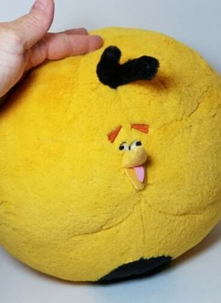 Angry Birds Large Plush Bubbles Yellow Inflated Angry Bird W/sound Commonwealth