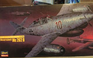 1/72 Hasegawa Messerschmitt Me 262 B German Night Fighter Jet Ww2 Complete Kit