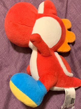 Authentic Little Buddy Mario All Star 7 " Red Yoshi Plush Toy Usa Seller