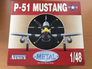 Franklin Armour P - 51 Mustang 1:48 Usaaf Ii Ww Aces Art.  98040