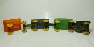 1930 ' s Girard Pressed Steel Toy Truck And Trailers 2