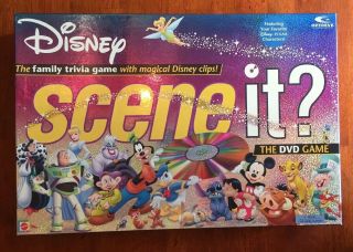 Disney Scene It 1st Edition Dvd 2004 Board Game 100 Complete