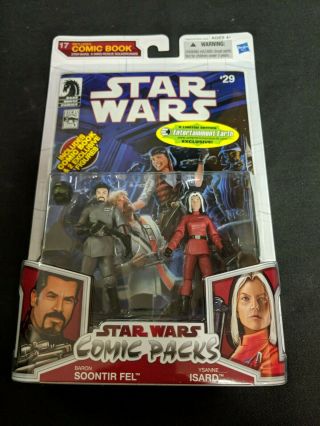 Star Wars Comic Packs 29 X - Wing Rogue Baron Fel And Ysanne Isard.