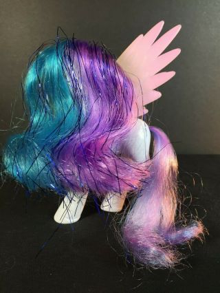 My Little Pony G4 - PRINCESS CELESTRIA - White Unicorn Wings Sun Brushable P 3