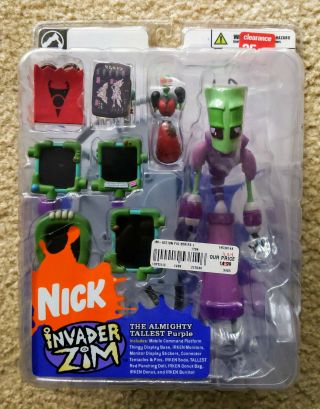 Invader Zim Series 1 The Almighty Tallest Purple Action Figure Palisades Toys