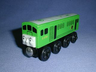 Boco Diesel Engine Green D5702 Rare Thomas Wooden Railway Htf Retired