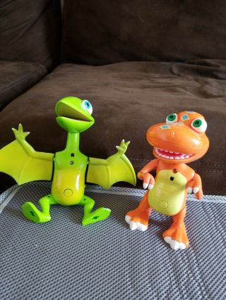 Pbs Dinosaur Train Tiny & Buddy T - Rex Talking Interactive Toy Figures 7 "
