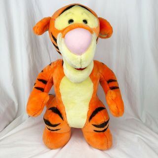 Mattel Tigger Plush Jumbo Standing Winnie Pooh Stuffed Animal Tiger Disney 23 "