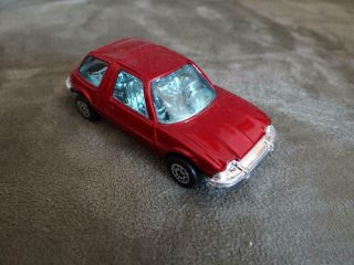 Vintage Corgi Juniors Red Amc Pacer 1:64 Scale - Old Stock