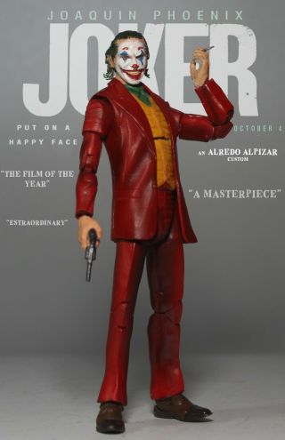 Joker Joaquin Phoenix Custom Dc Multiverse,  Marvel Legends Custom Figure 6 Inch