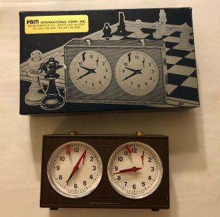 Jerger King Time Vintage Rare Tournament Chess Clock Made In Germany Wind Up