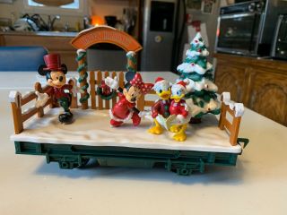 Walt Disney World G Scale Mickey Car Minnie Turns Christmas Donald Duck Train