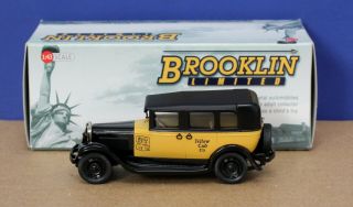 Brooklin Bml 19 1:43 1930 Gmc Model 6 Yellow Taxi Cab Mint/ Box 2016 Db