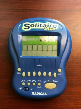 Radica Solitaire Lite Lighted Handheld Game 1997