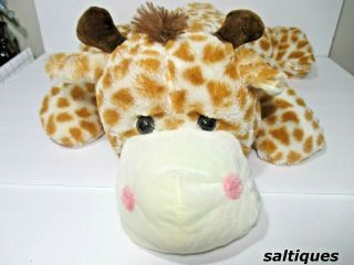 Plush Stuffed Giraffe Dan Dee Plush Nursery Animal Pillow Cuddle Toy Safari Gift