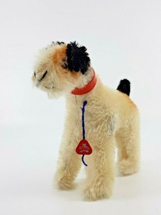 Clemens German Fox Terrier Dog Toy W.  Id 1950 - 60 Vintage Antique Miniature 4,  7 "