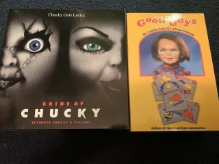 Neca Figures Set,  Ultimate Childs Play And Bride Of Chucky 2 - Pack Chucky/tiffany