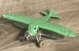 Vintage 1937 Waco Dive Bomber No 718 Tootsietoy Aircraft Airplane Great Paint