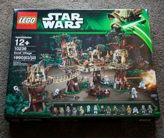 Lego Star Wars Ewok Village (10236) - - Box - Minifigures