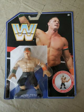 Wwe Mattel Retro Series 1 John Cena Wrestling Action Figure 2016 Wwf Wcw Ecw