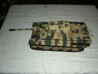 21st Century Toys WWII German Panther Tank 413 Tan Camo 1/32 12 