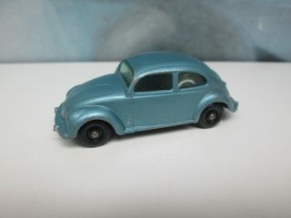Matchbox/ Lesney 25b Volkswagen 1200 Blue - Black Plastic Wheels