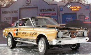 Highway 61 1/18 1966 Plymouth Cuda Hurst Hemi Under Glass Bob Riggle Signed Junk