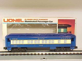 Lionel 6 - 9538 Blue Comet " Faye " Pullman Passenger Car Ln/box