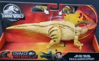 Jurrasic World Dino Rivals Parasaurolophus Dual Attack Hard To Find