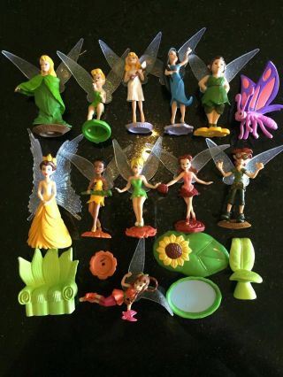 DISNEY Tinkerbell Tinker Tink ' s POP Up Teapot Cottage Playset extra mini figure 2