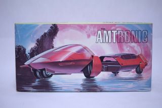 Issue Vintage 1/25 Scale Amt Amtronic Space Model Kit W/ Box