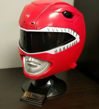 Mighty Morphin Power Rangers Legacy Red Ranger Helmet Full Size Bandai Mmpr