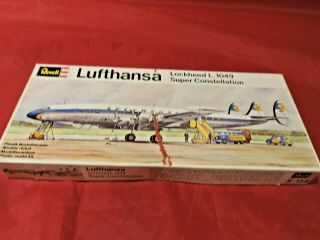 Vintage Revell Lufthansa Lockheed L 1049 Constellation Kit