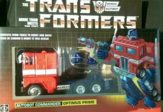 Transformers G1 Reissue Optimus Prime Action Figure Autobot Commander