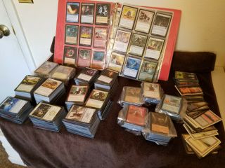 Pauper Legal Magic Cards In Binder & 2,  000,  Other Cards In Decks And Bulk Extra