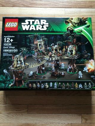 Lego Star Wars 10236 Ewok Village Retired,  In Factory Box