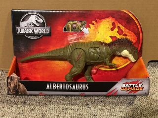 Jurassic World Battle Damage Albertosaurus Walmart Exclusive Htf