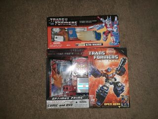 Hasbro Transformers 25th Anniversary Optimus Prime And Tru Ultra Magnus Misb