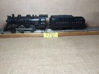 Lionel Locomotive Steam Engine O Scale Train 1061 And Tender