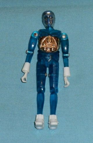 Vintage Mego Micronauts Blue Time Traveler (missing Connector)