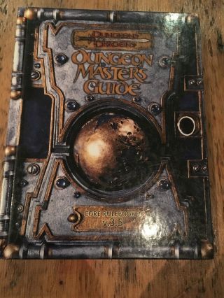 Dungeon Masters Guide Core Rulebook 2 V.  3.  5 Dungeons And Dragons