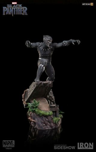 Iron Studios Black Panther Battle Diorama 1:10 Scale Statue Figure Movie