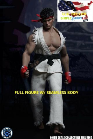 Duck 1/6 Ryu Muscular Figure Street Fighter Set022 With M34 Phicen ❶usa❶