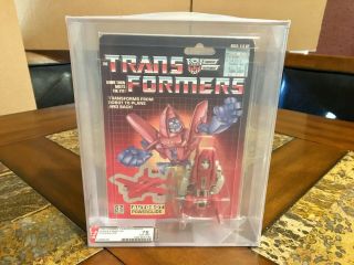 Transformers Hasbro G1 Powerglide 1985 Afa 75 Very Rare