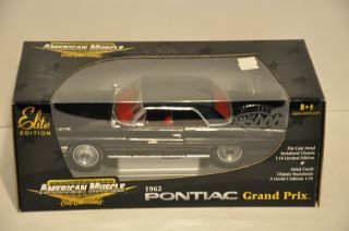 Ertl American Muscle 1/18 Scale Diecast 1962 Pontiac Grand Prix Elite Black